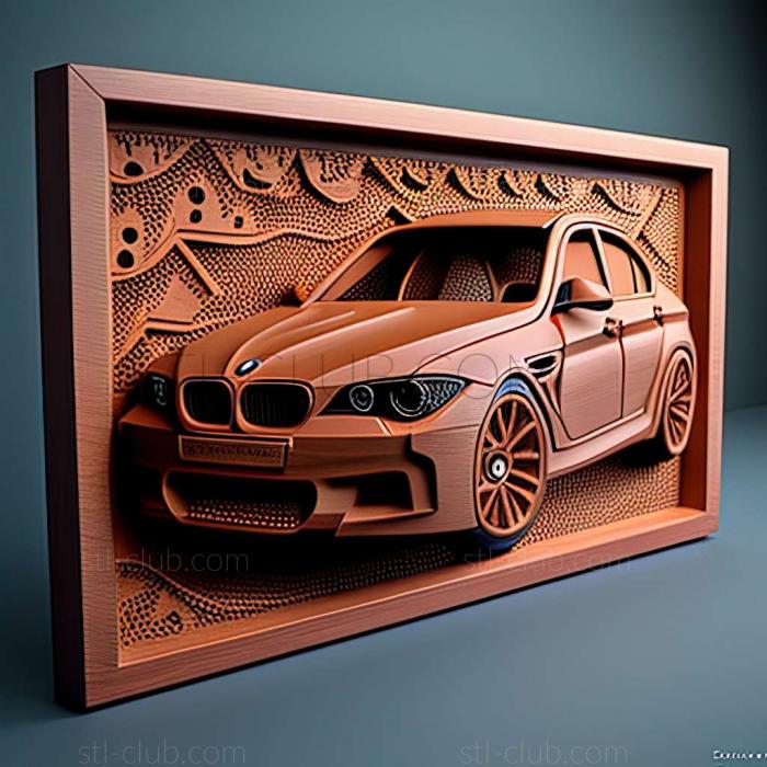 3D model BMW M5 (STL)